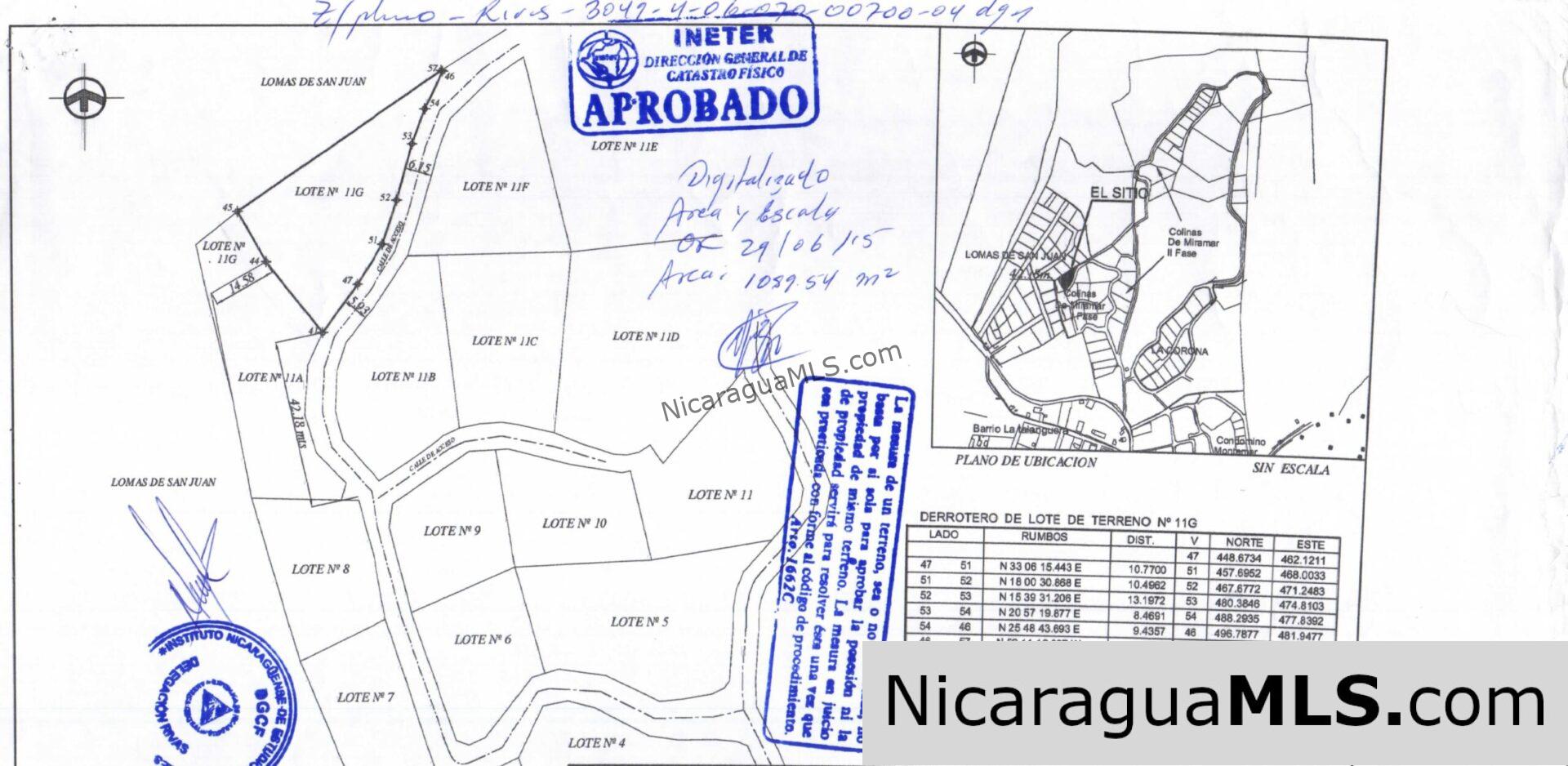 Ocean view lot in Lomas de San Juan
