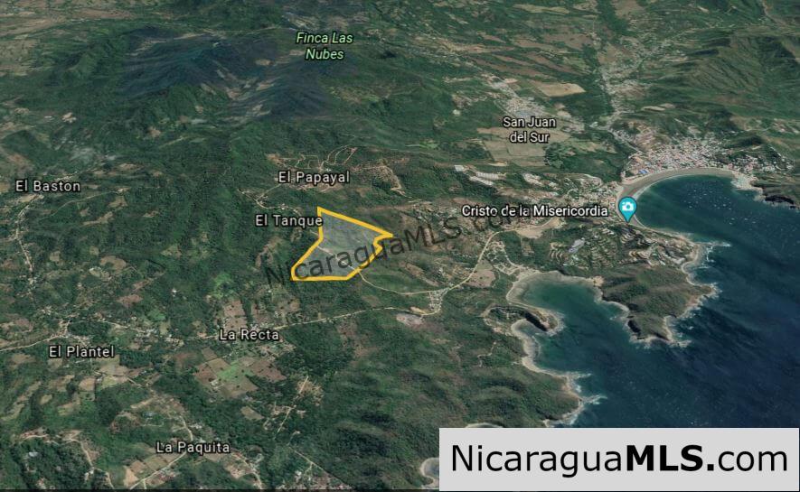 For sale 40 acres of land with ocean view. in San Juan del Sur-Nicaragua